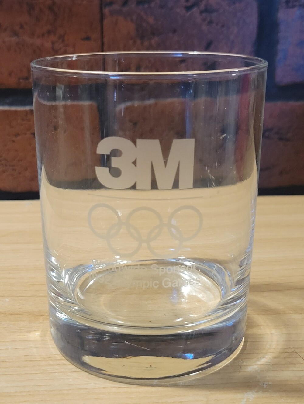 Vintage 3M 1992 Olympic Games Drink Glass